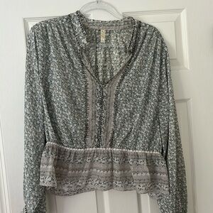 Free People Beaded Top